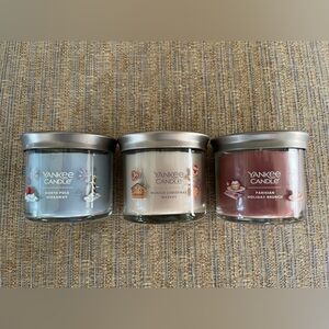 Yankee Candle Festive Trio - 4.3 oz Candles NEW Price is FIRM